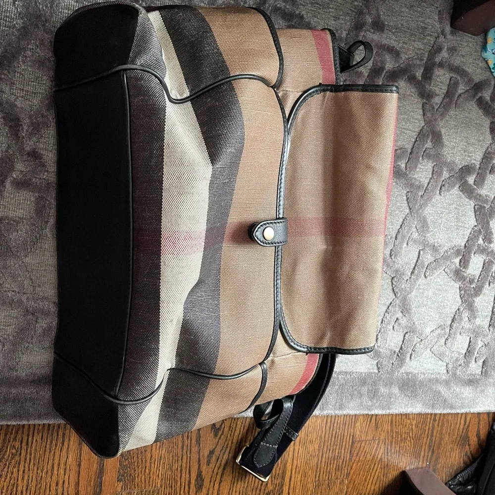 Burberry diaper bag